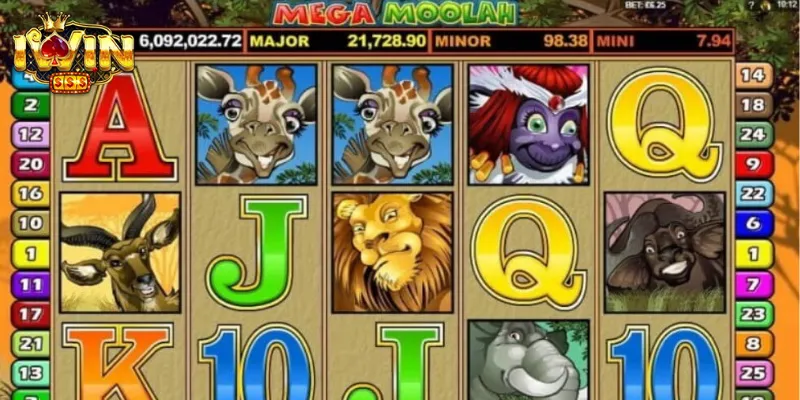 Tìm hiểu sức hấp dẫn của Mega Moolah tại IWIN